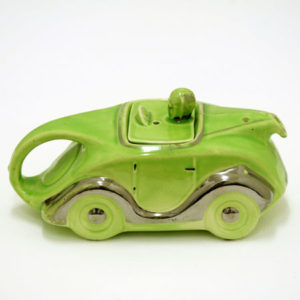 3. Racing Car Teapot OKT42, circa 1938, H.10cm W. 23cm