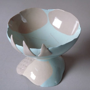 Pebble cup, 1992 Porcelain 9cm high