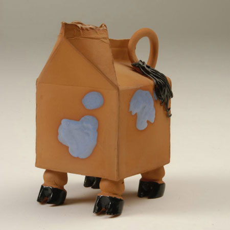 6. Cow jug, 1995 (5" x 4.5")